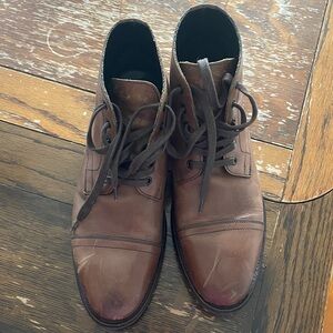 Thursday Boots 
Brown Leather Lace-Up Boots